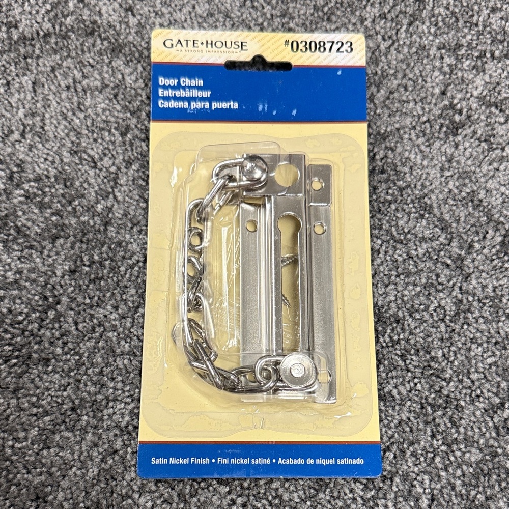 Satin Nickel Door Chain